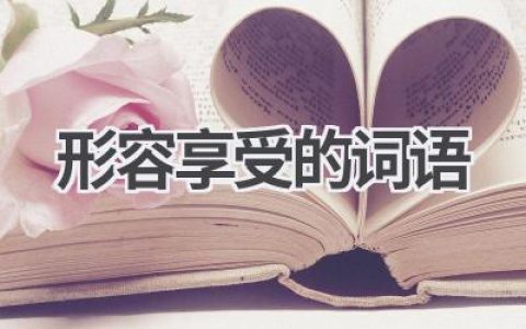 形容享受的词语