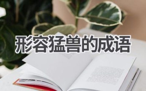 形容猛兽的成语
