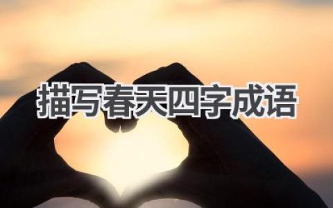 描写春天四字成语