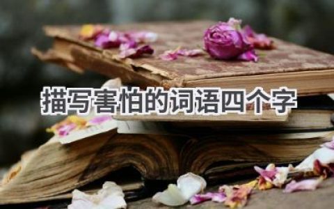 描写害怕的词语四个字
