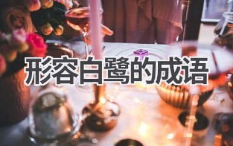 形容白鹭的成语