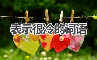 表示很冷的词语