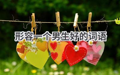 形容一个男生好的词语