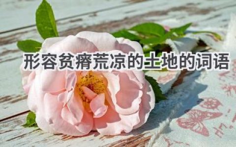 形容贫瘠荒凉的土地的词语