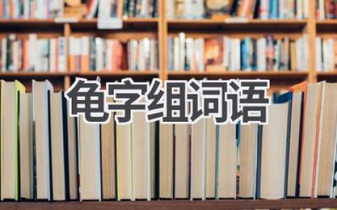 龟字组词语