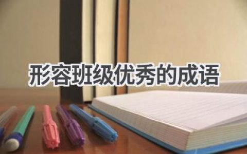 形容班级优秀的成语