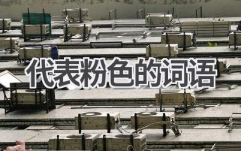 代表粉色的词语
