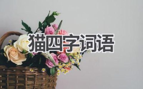猫四字词语