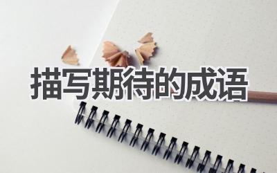 描写期待的成语