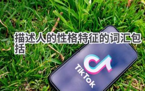 描述人的性格特征的词汇包括