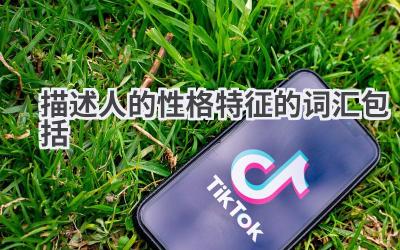 描述人的性格特征的词汇包括
