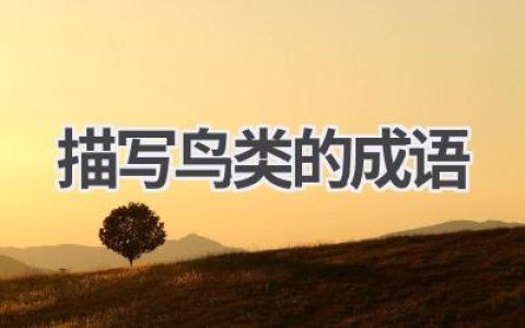 描写鸟类的成语