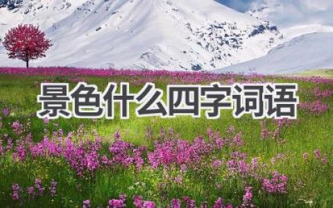 景色什么四字词语