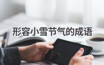 形容小雪节气的成语