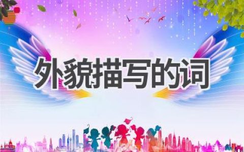 外貌描写的词