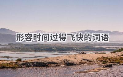 形容时间过得飞快的词语