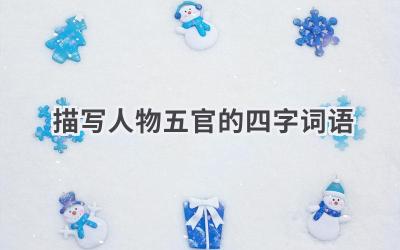 描写人物五官的四字词语