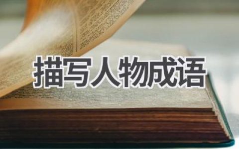 描写人物成语