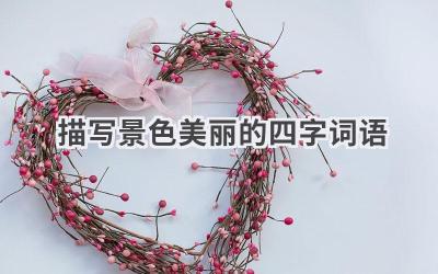 描写景色美丽的四字词语