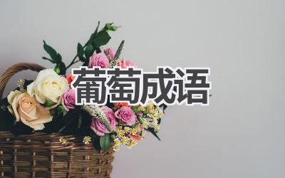 葡萄成语