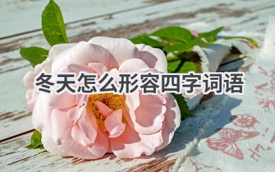 冬天怎么形容四字词语