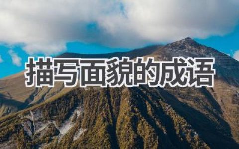 描写面貌的成语