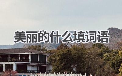 美丽的什么填词语