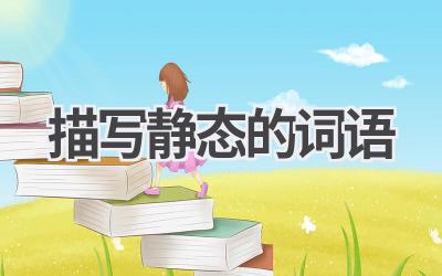 描写静态的词语