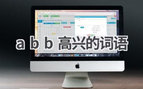 abb高兴的词语
