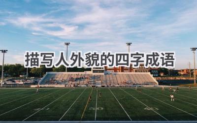 描写人外貌的四字成语