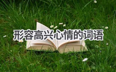 形容高兴心情的词语