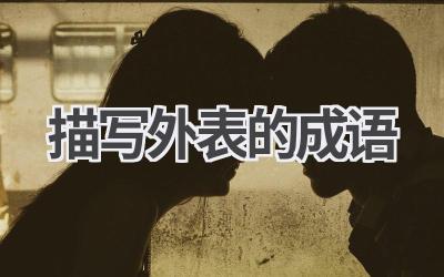 描写外表的成语