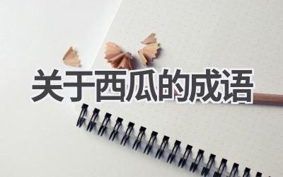 关于西瓜的成语