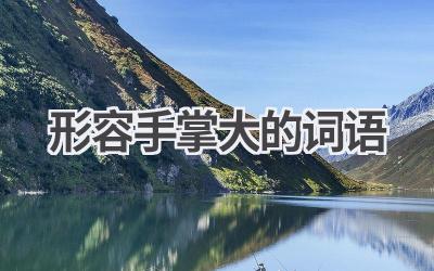 形容手掌大的词语