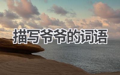 描写爷爷的词语