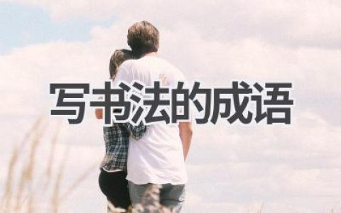 写书法的成语
