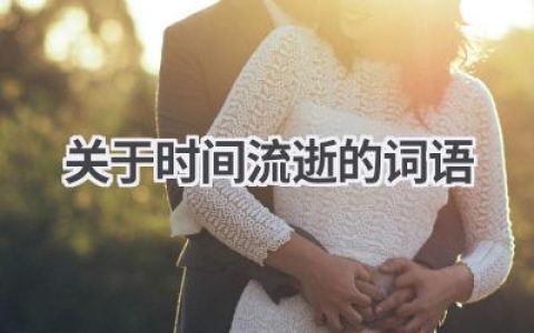 关于时间流逝的词语