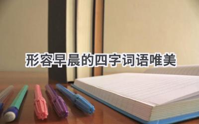 形容早晨的四字词语唯美