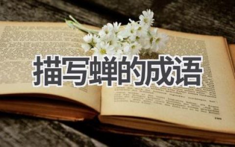 描写蝉的成语