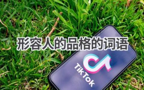 形容人的品格的词语