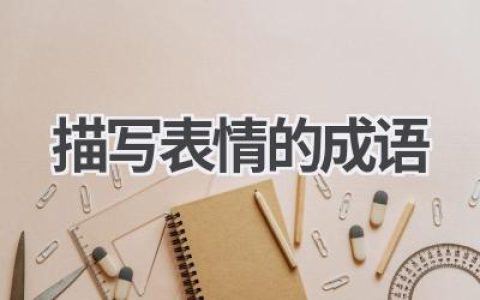 描写表情的成语