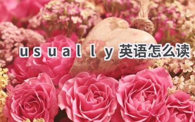 usually英语怎么读