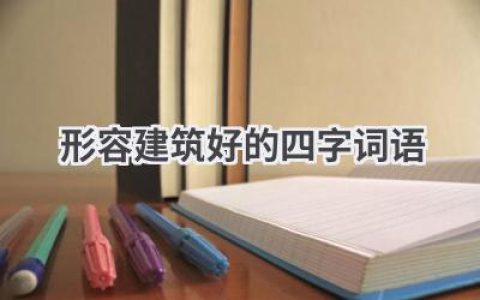 形容建筑好的四字词语