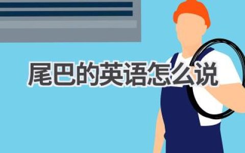 尾巴的英语怎么说