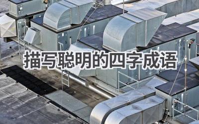 描写聪明的四字成语