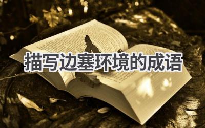 描写边塞环境的成语