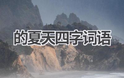 ()的夏天四字词语