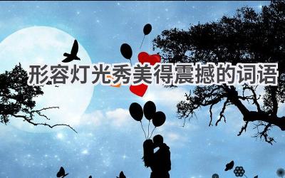形容灯光秀美得震撼的词语