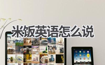 米饭英语怎么说