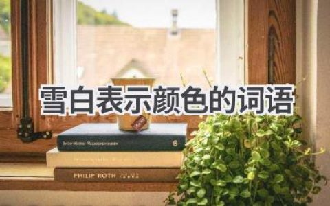 雪白表示颜色的词语